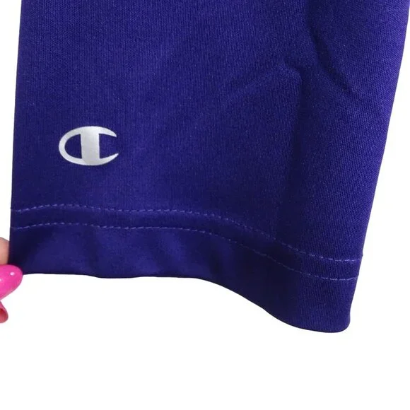 Champion LSU Tigers Long Sleeve Shirt Athletic Top Men Size L Purple Polyester - Picture 5 of 11